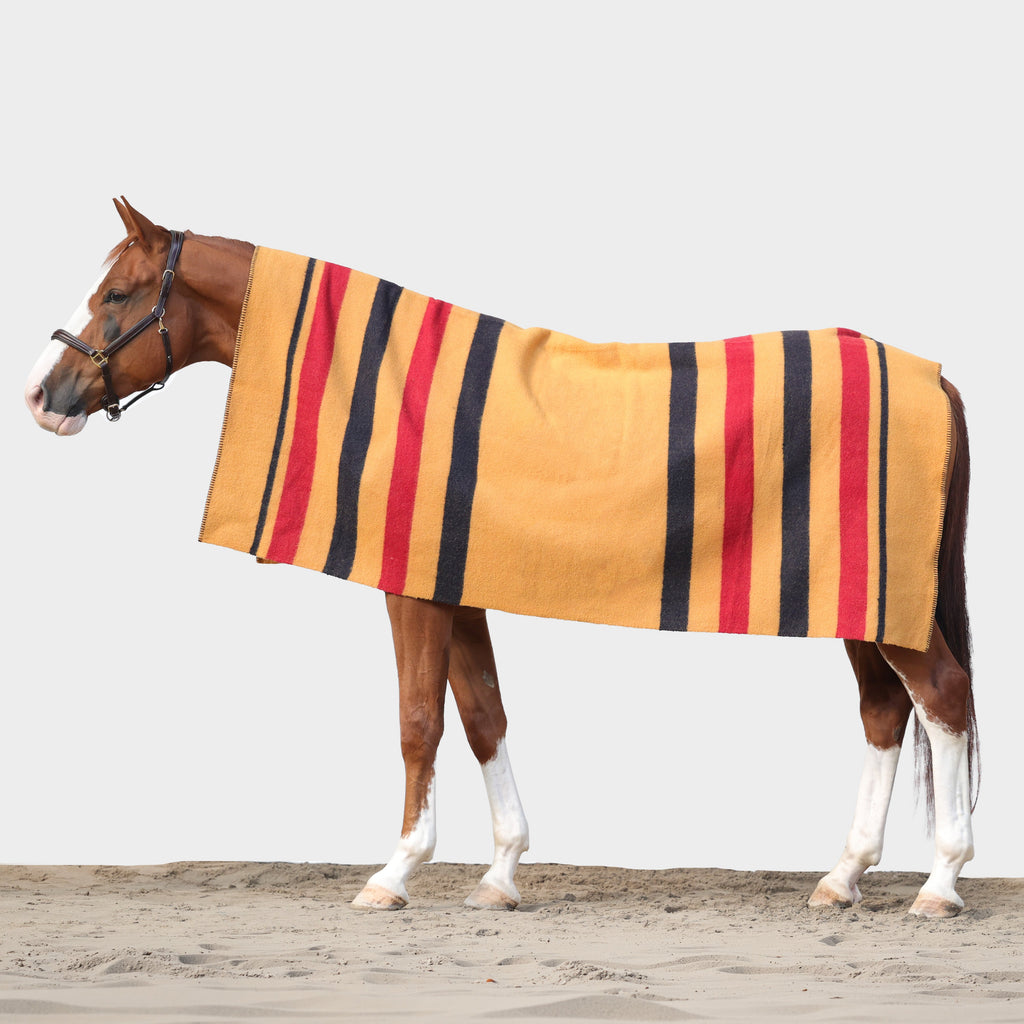 Dominick Golden Stripe Wollen deken